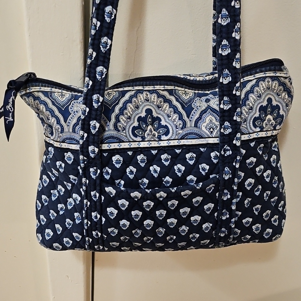 Vera Bradley Navy Blue Patterned Women's Bag